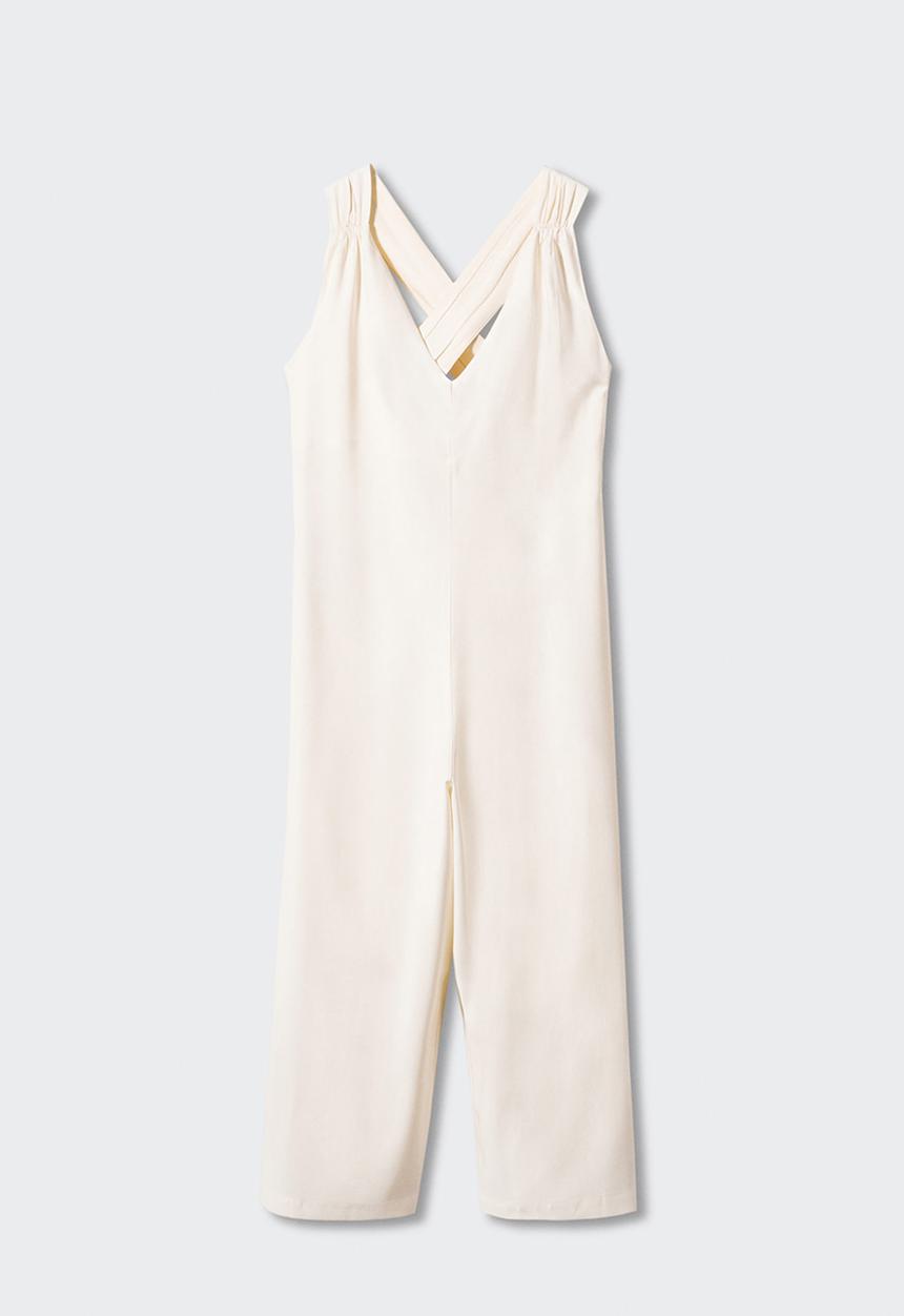 MANGO - One-piece suit ticket-h - natural