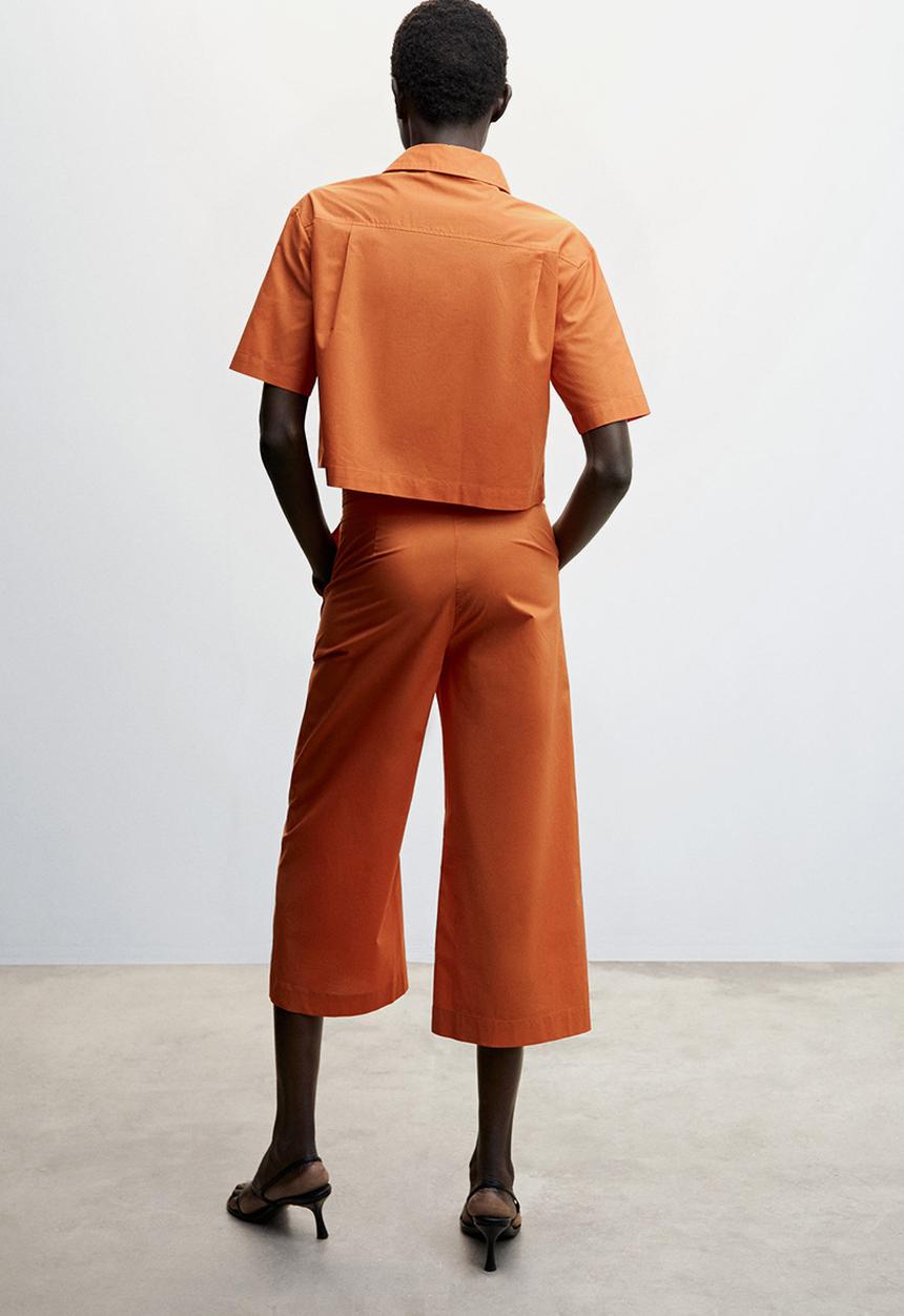 MANGO - shirt pop-h -H - orange