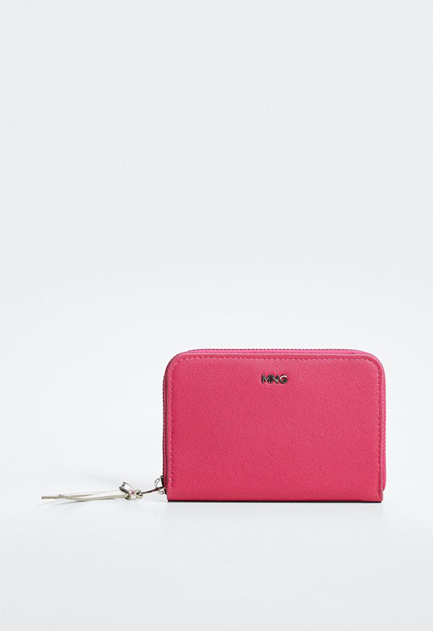 MANGO - Logo wallet - fuchsia