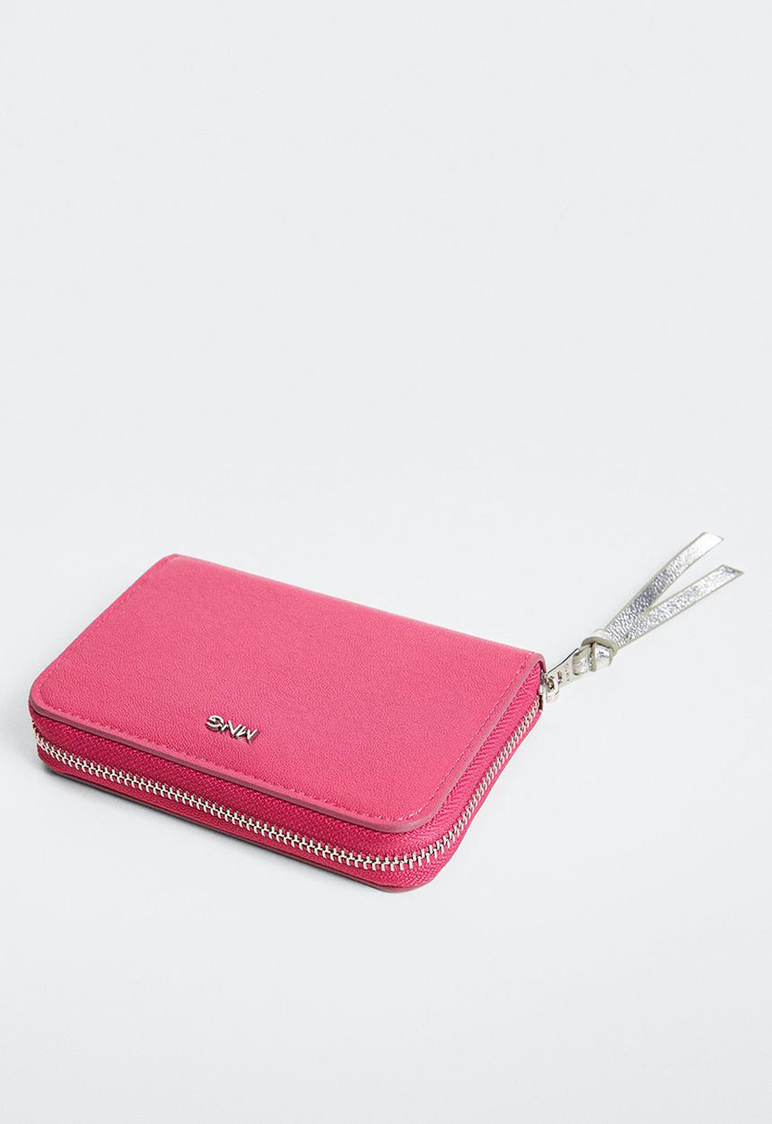 MANGO - Logo wallet - fuchsia