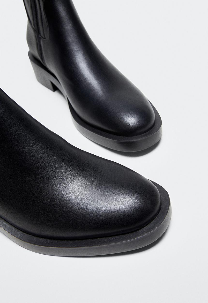 MANGO - Mood over the knee boot - black