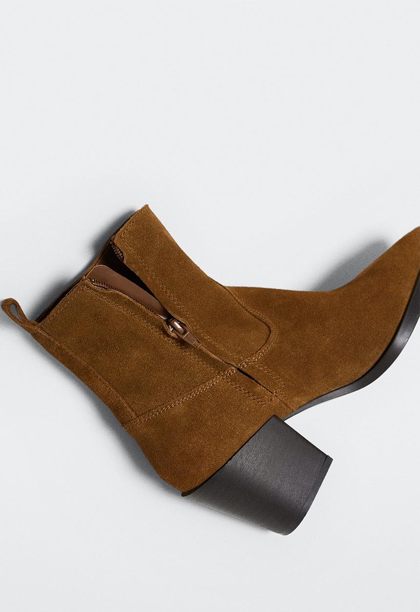 MANGO - Virgil ankle boot - medium brown