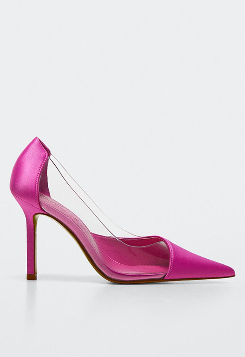 MANGO - Dova court heel - bright pink