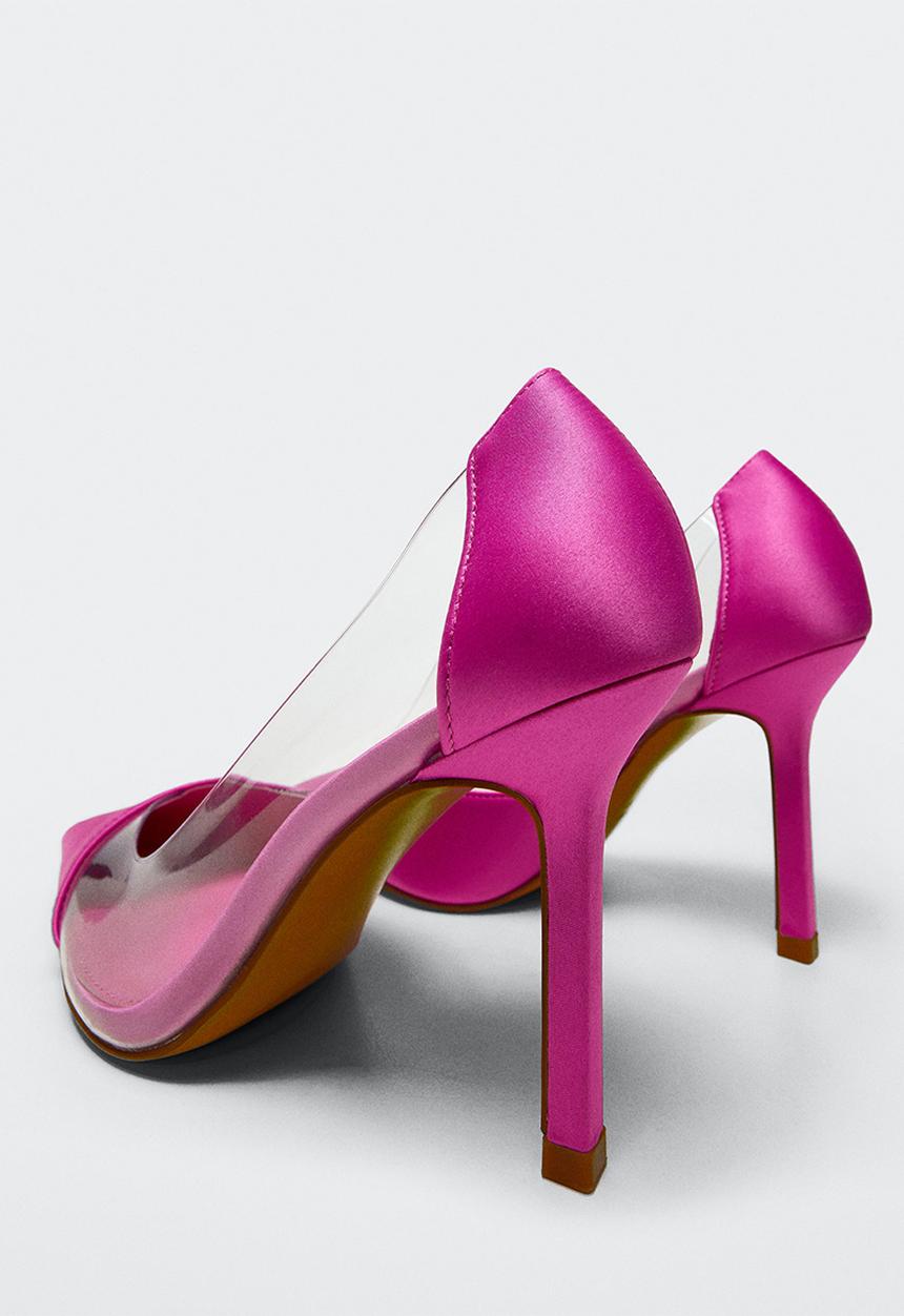 MANGO - Dova court heel - bright pink