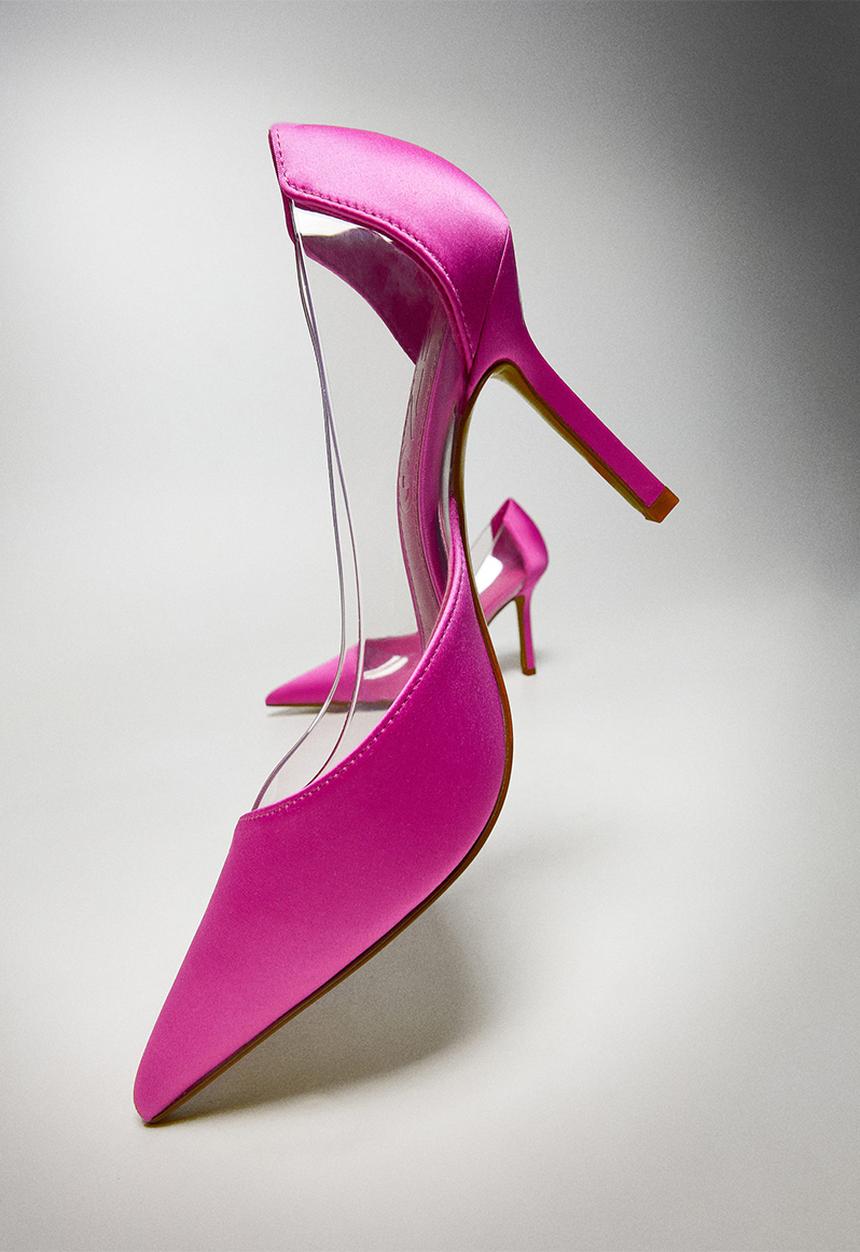 MANGO - Dova court heel - bright pink