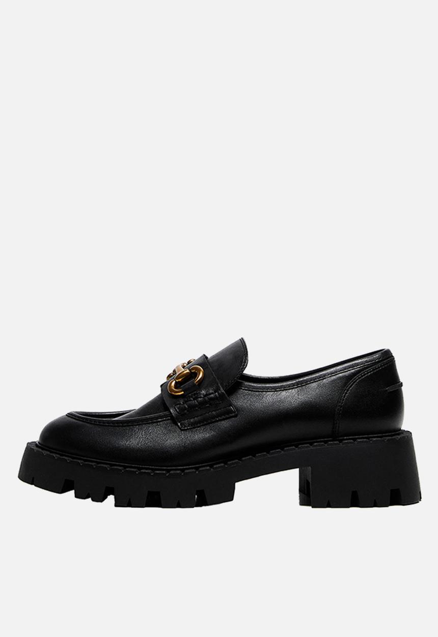 MANGO - Moc loafer - black