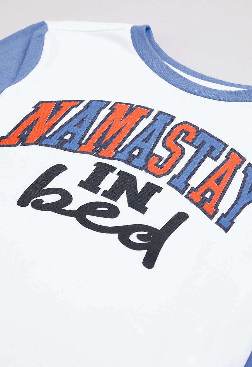 Superbalist - Boys winter pj set - white & blue