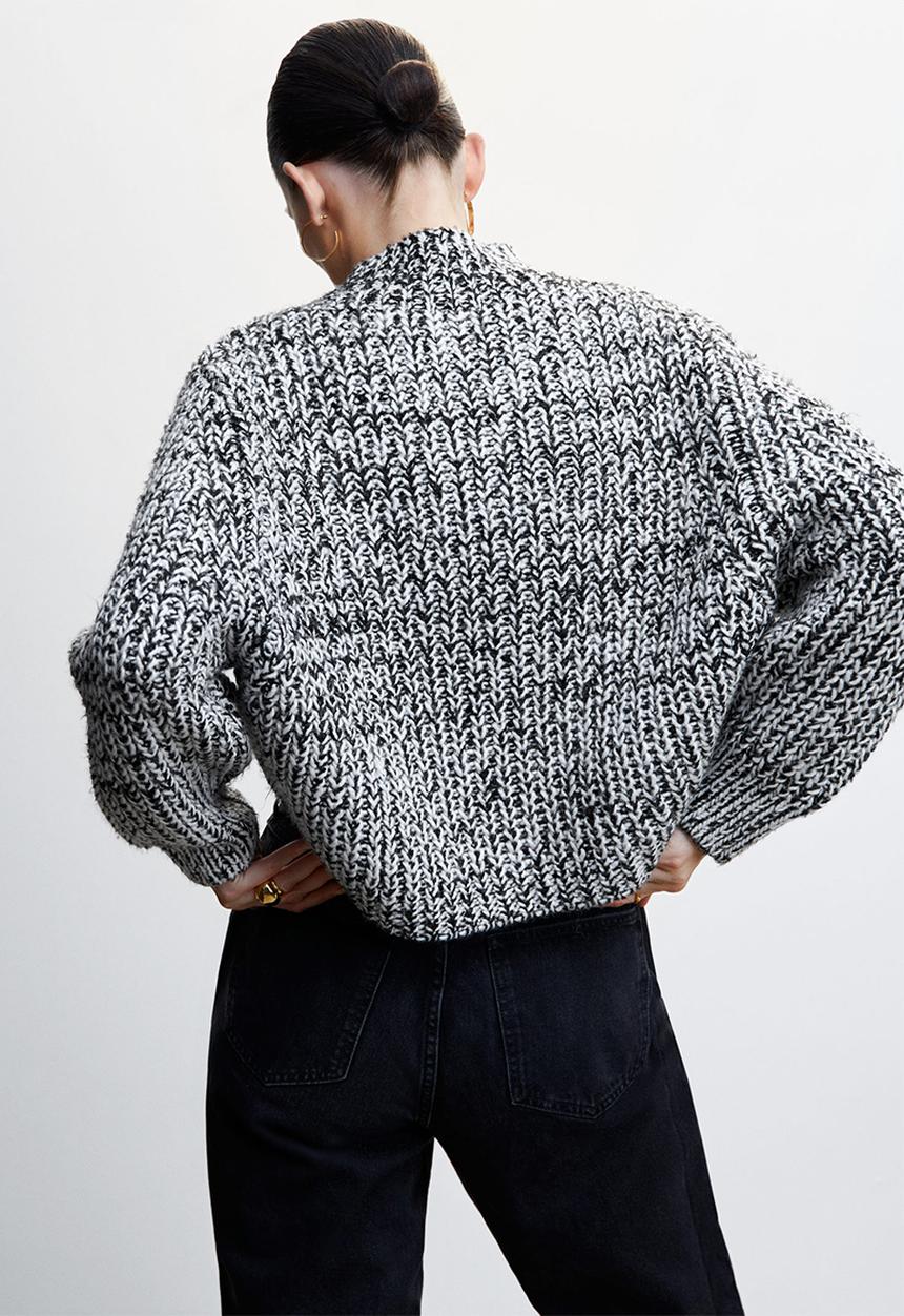 MANGO - Sweater candy - black