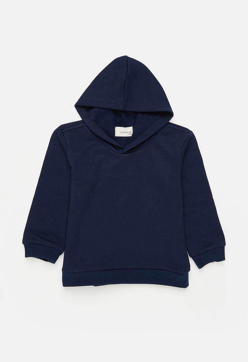 Superbalist - 2 pack plain hoody - navy & light blue