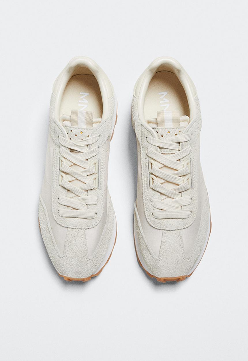 MANGO - Layer sport shoe - light beige