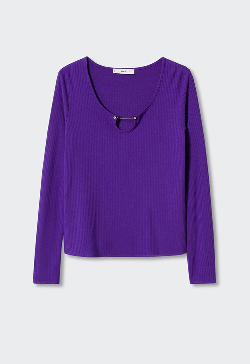 MANGO - T-shirt joya - purple