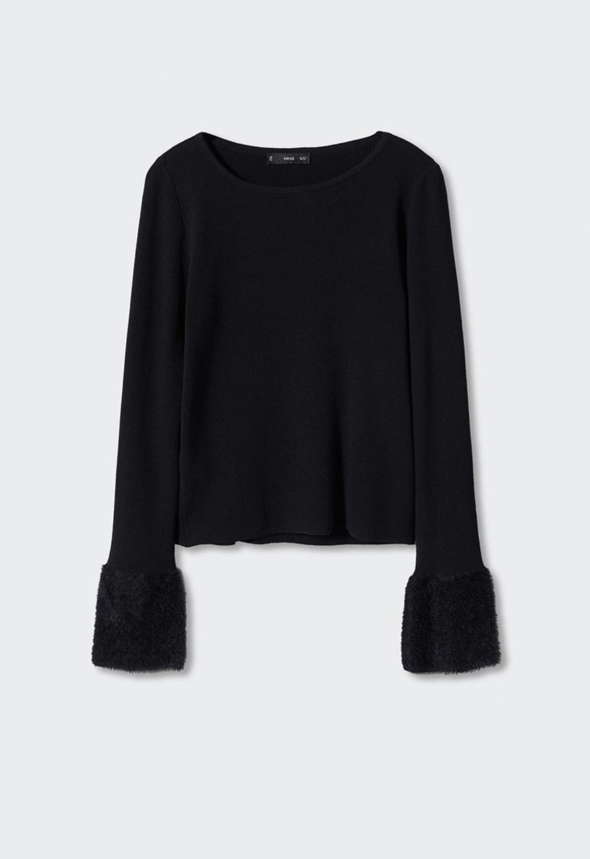 MANGO - Sweater peggy - black