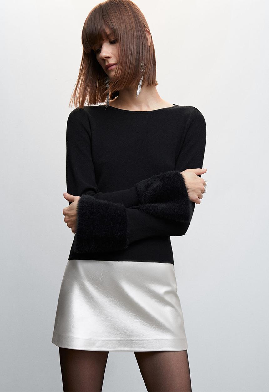 MANGO - Sweater peggy - black