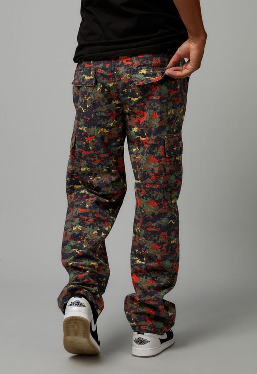 Cotton On - Baggy rip stop cargo pant - pop camo
