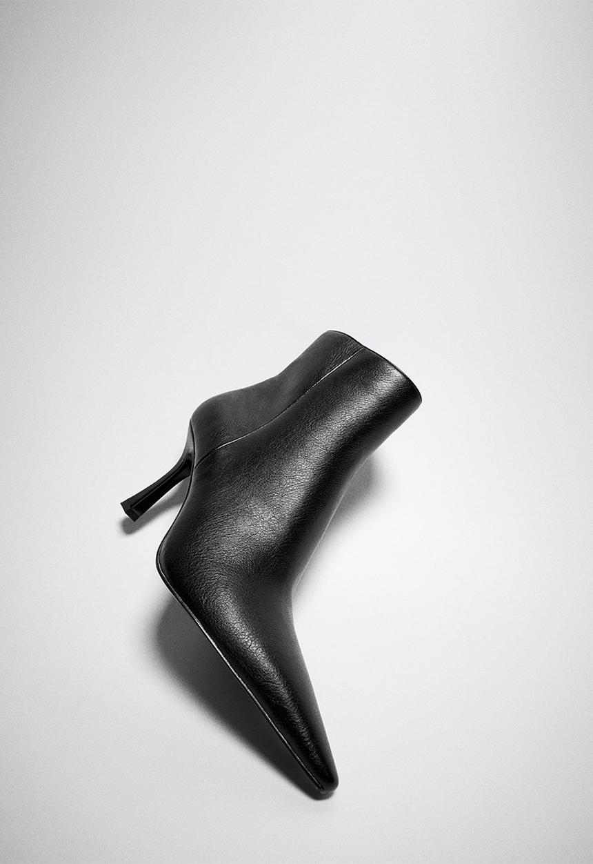 MANGO - Date ankle boot - black