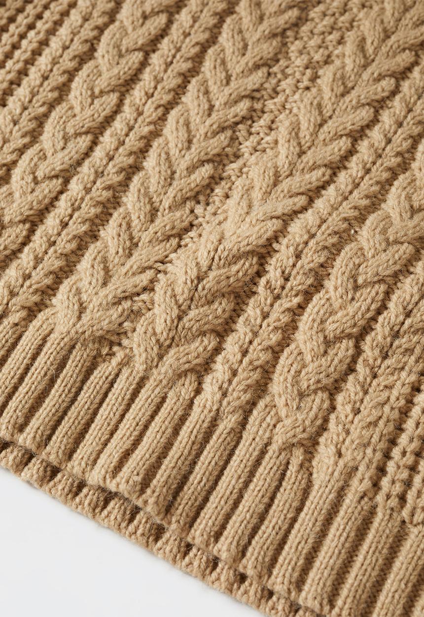 MANGO - Dress bambi - light beige