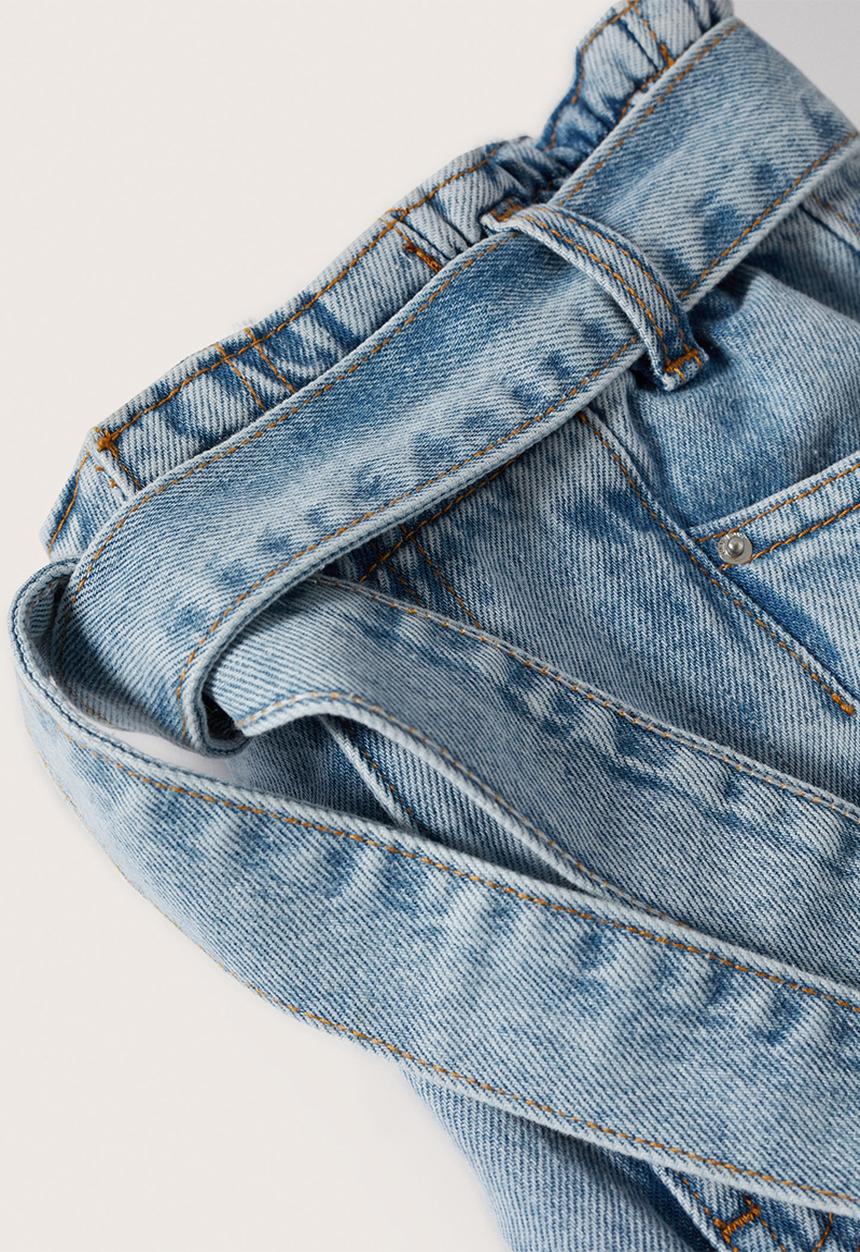 MANGO - Short ares - open blue