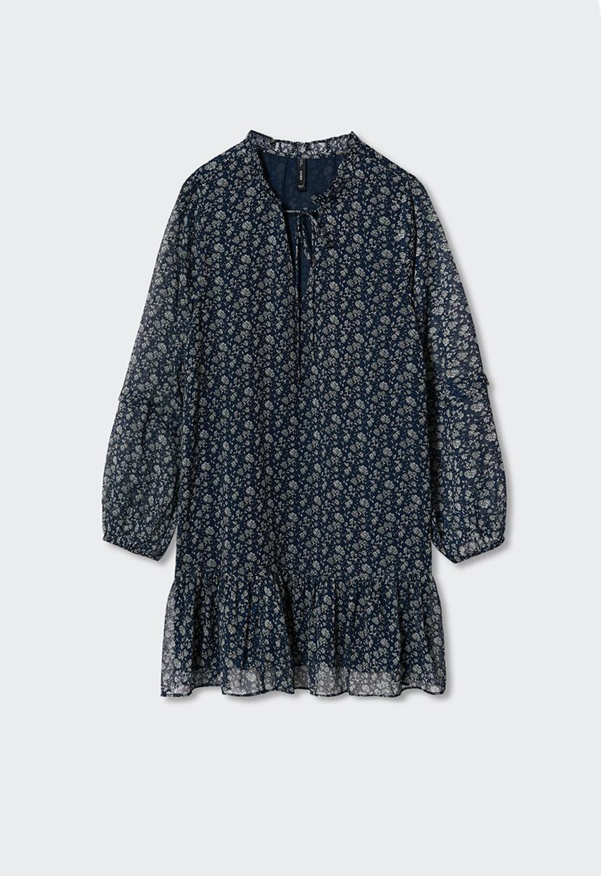 MANGO - Dress rita - medium blue
