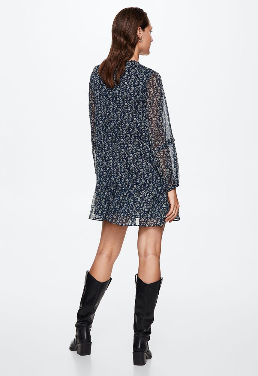 MANGO - Dress rita - medium blue