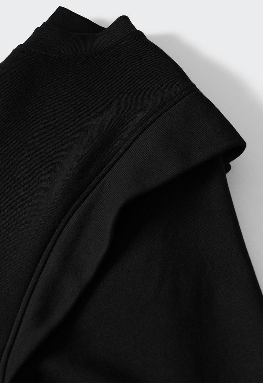 MANGO - Sweatshirt hombro - black