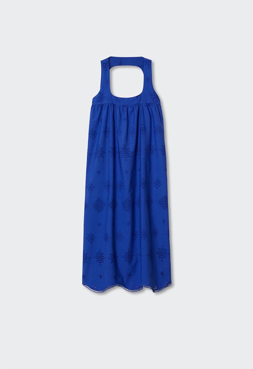 MANGO - Dress elise-w - mid blue