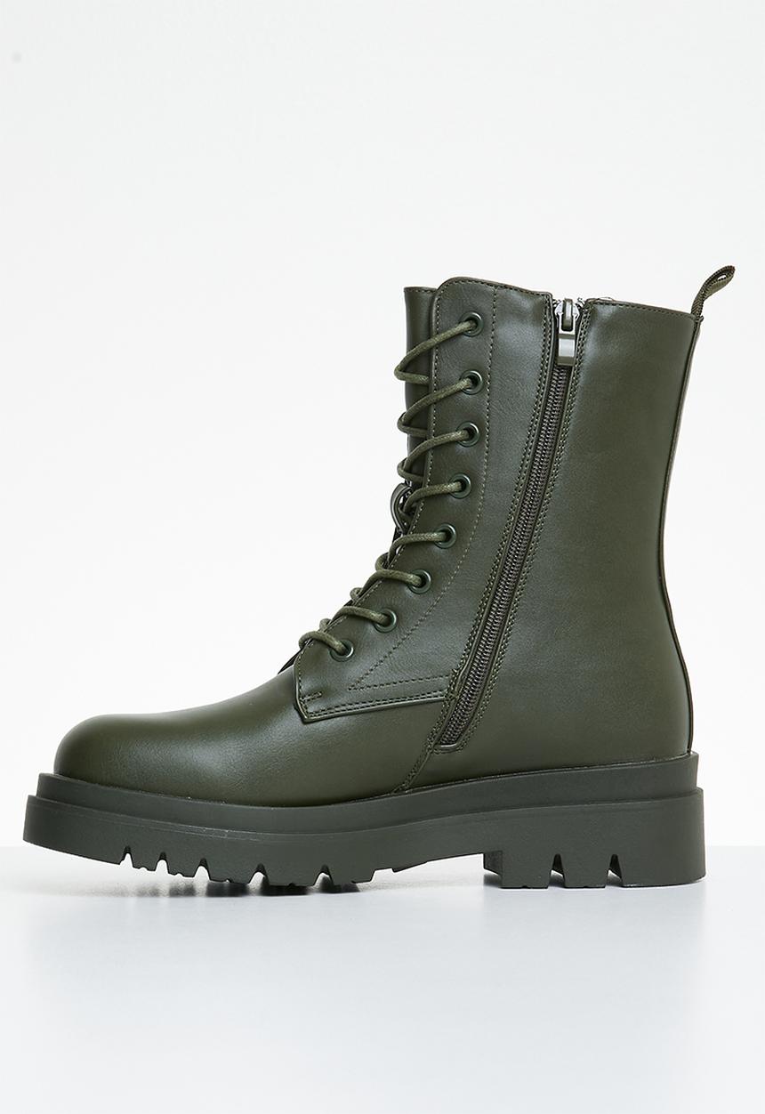 Madison® - Kiki lace-up boot - khaki