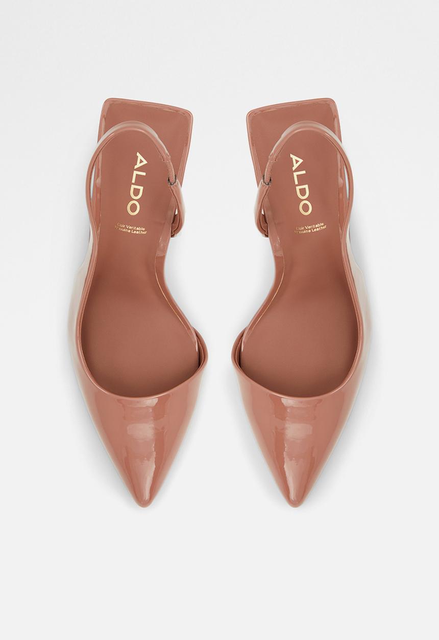 ALDO - Tirarith leather court heel - rust