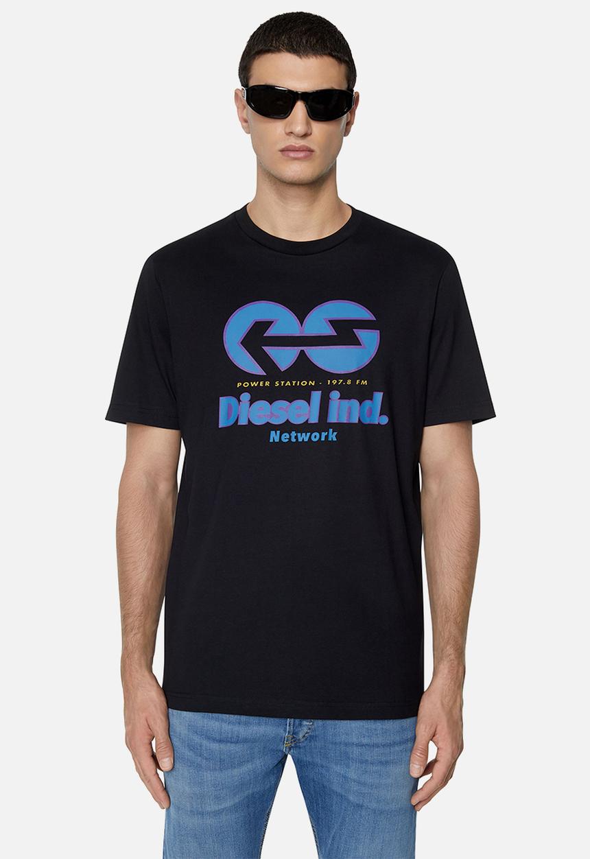 Diesel  - T-just-e18 t-shirt -9xxdiesel - black 