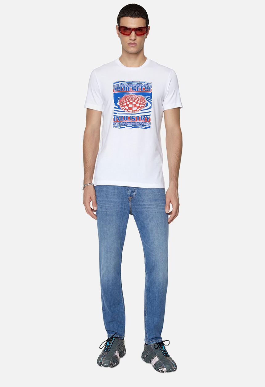 Diesel  - T-diegor-k50 t-shirt - 100diesel - white 
