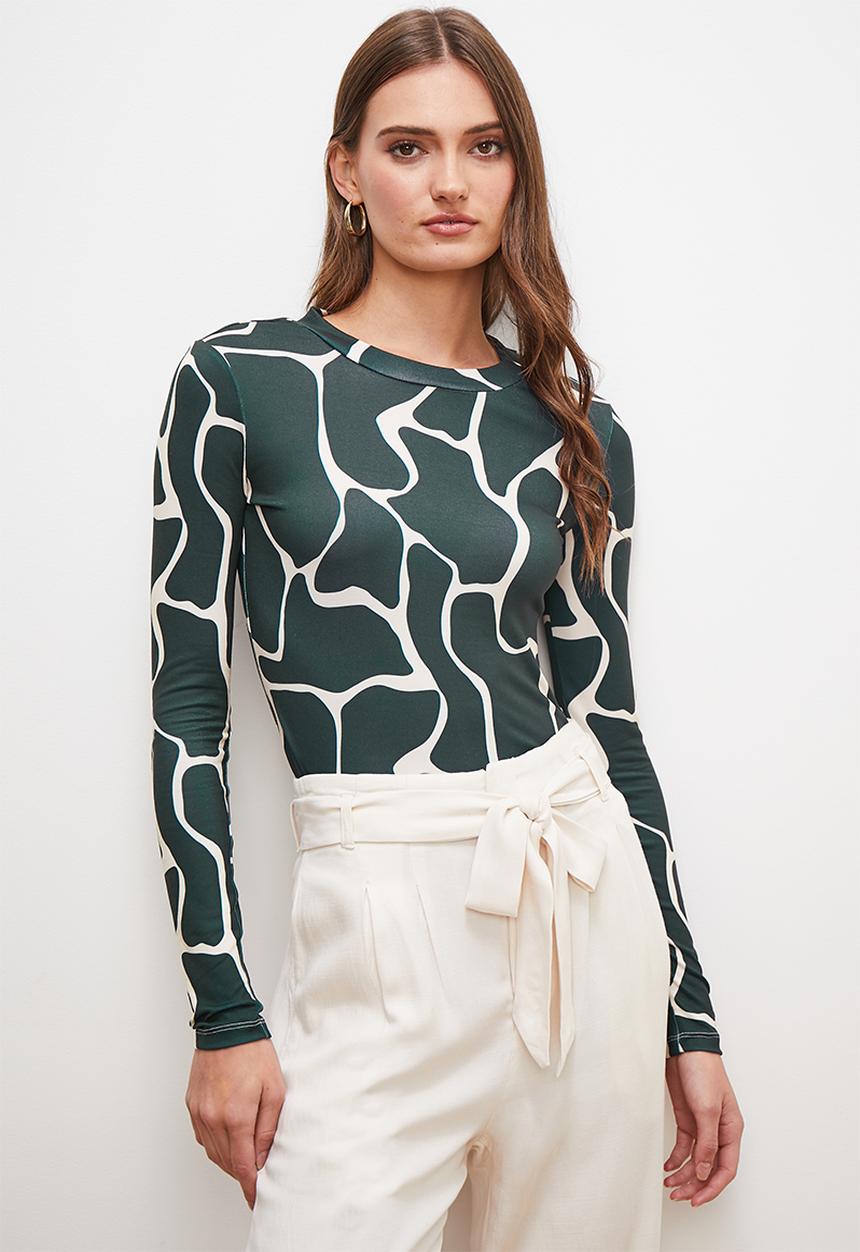 edit - Printed easy tee - giraffe