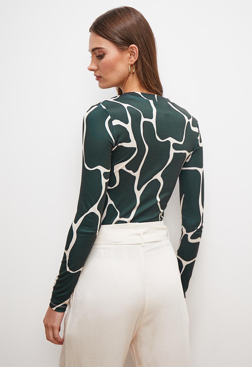 edit - Printed easy tee - giraffe