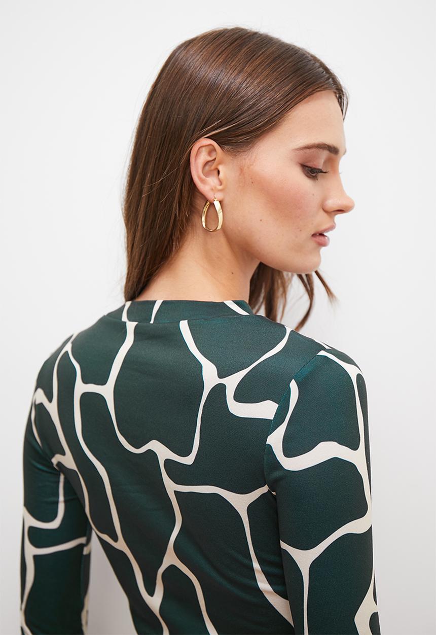 edit - Printed easy tee - giraffe