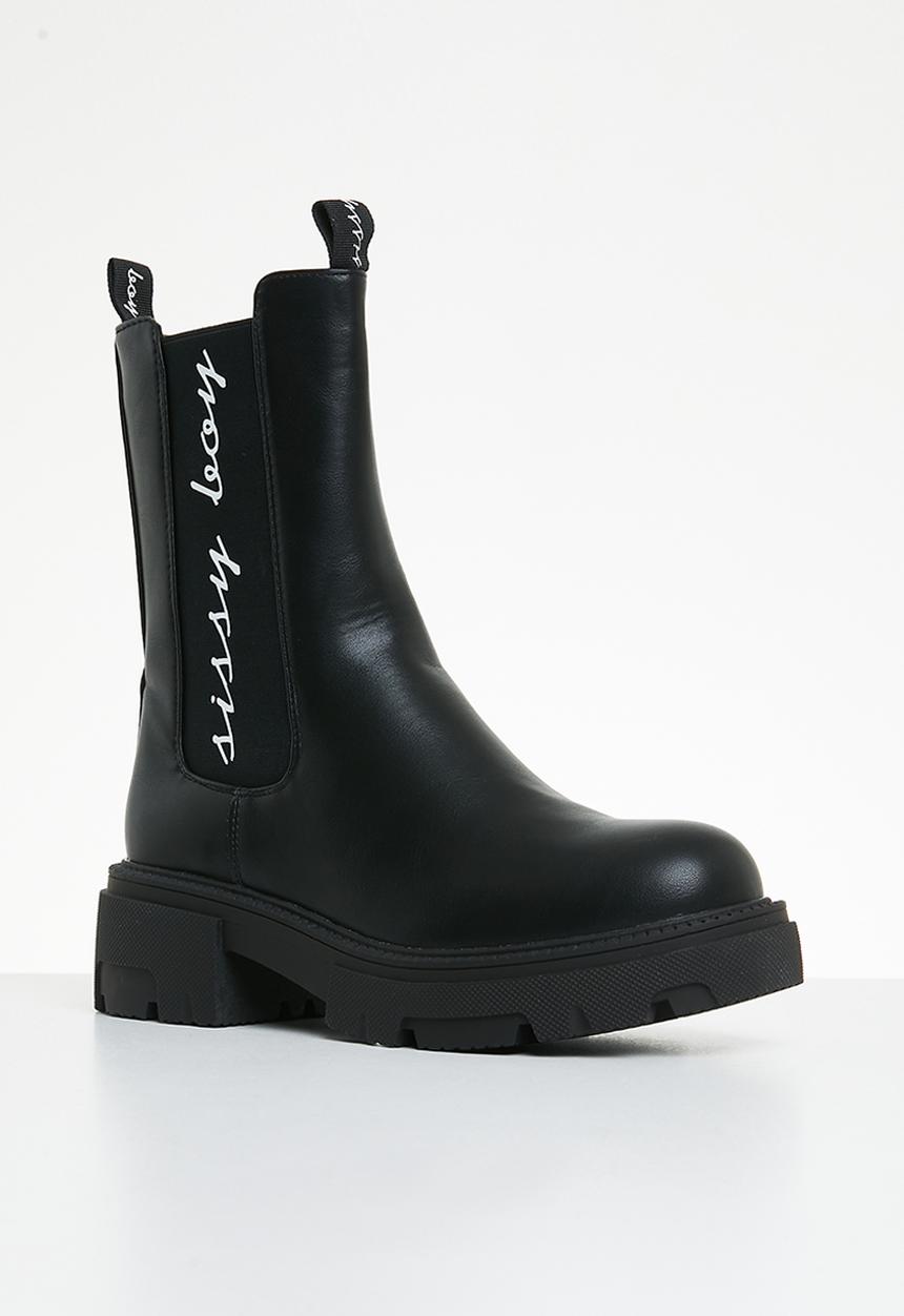 SISSY BOY - Riding high chelsea boot - black