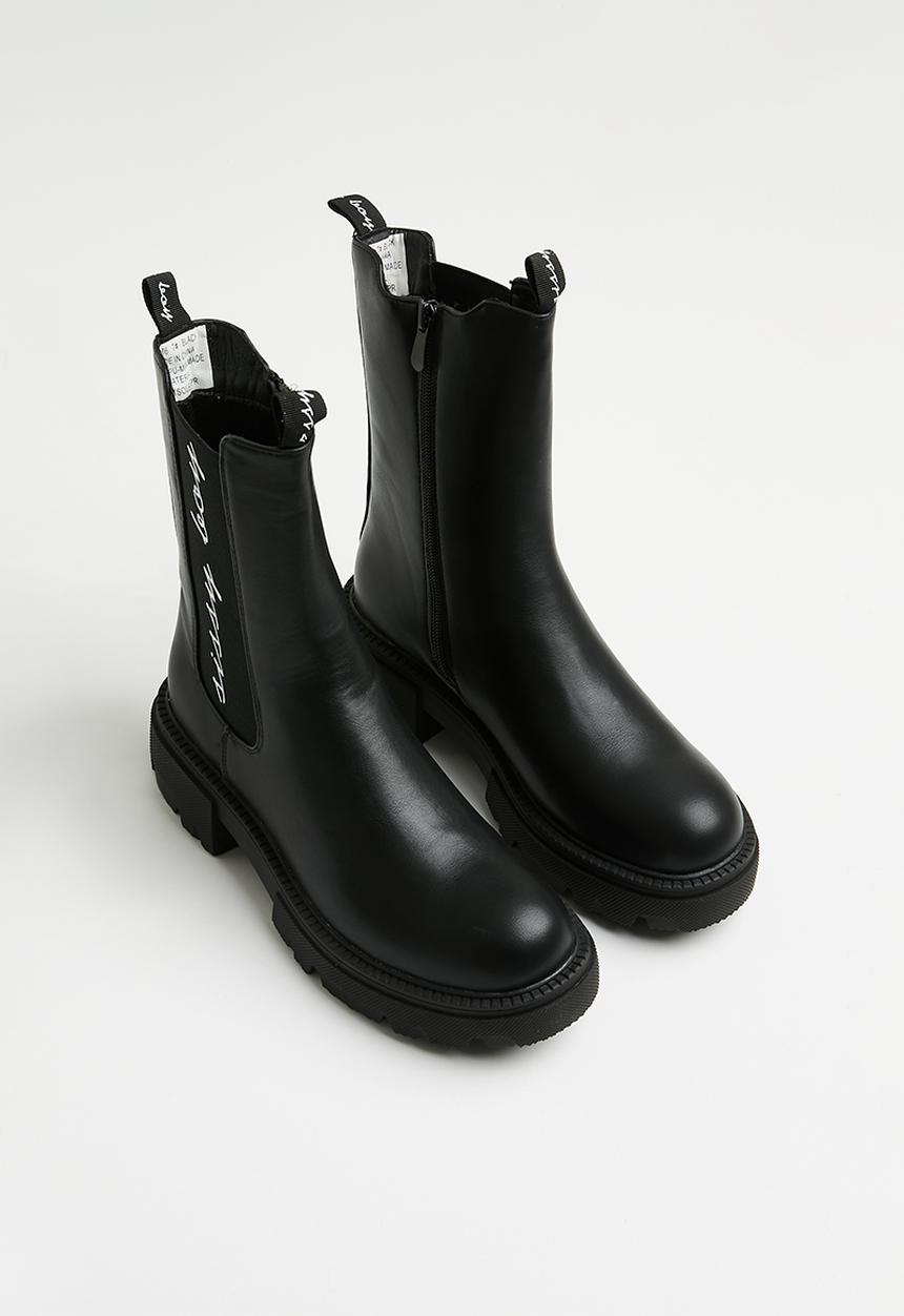 SISSY BOY - Riding high chelsea boot - black