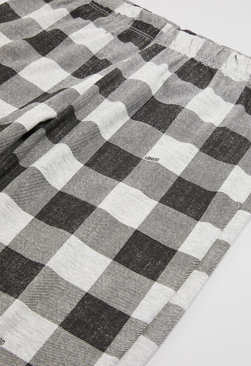 Quimby - Set - single jersey blouse and pants pajama - white