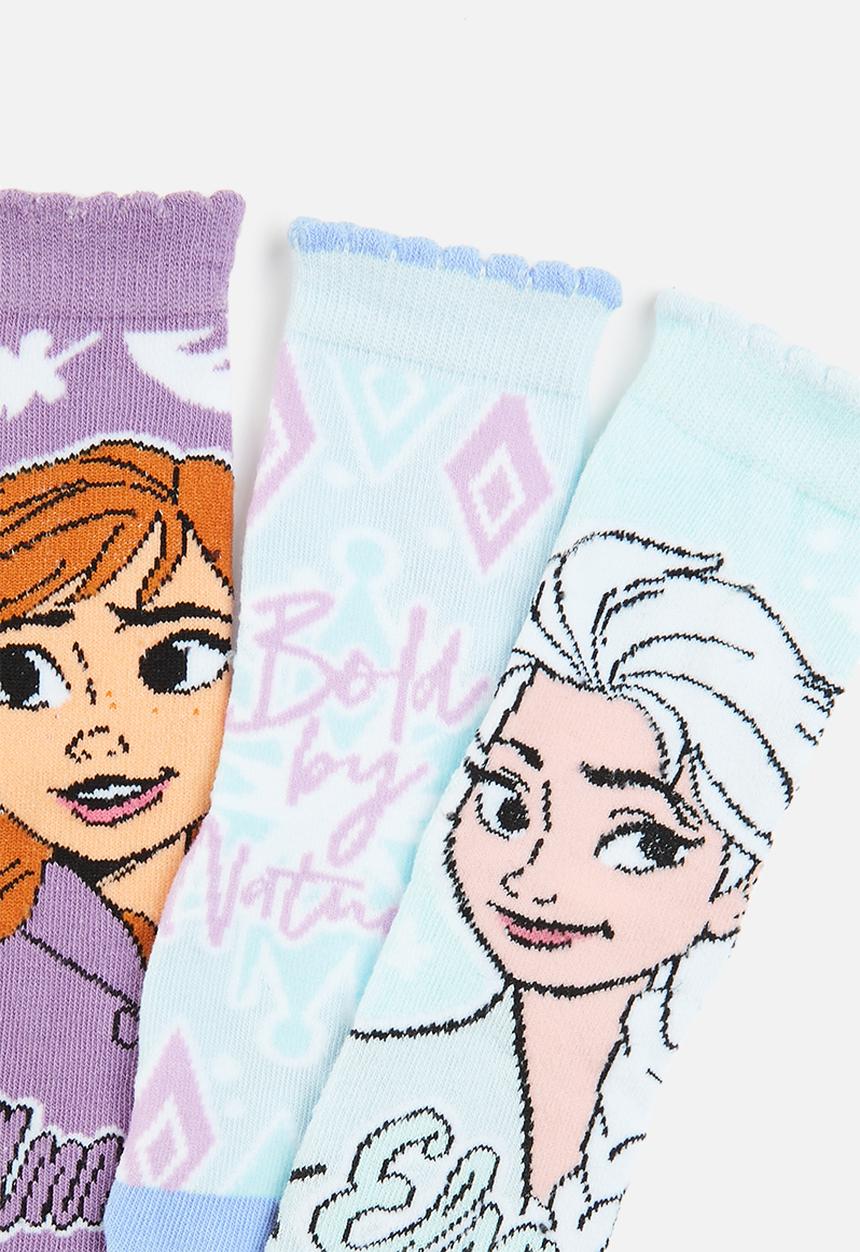 Character Group - 3 Pack Frozen socks - Elsa