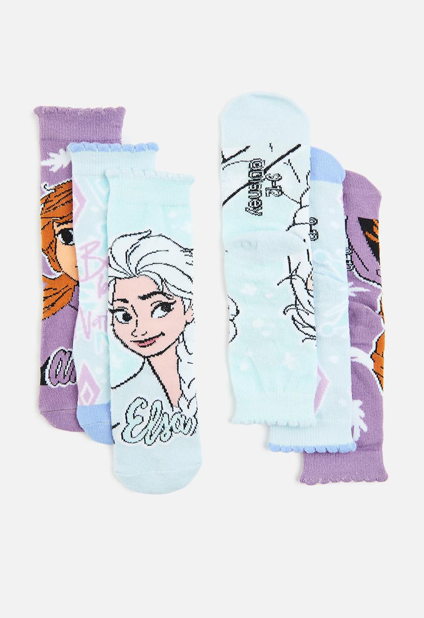 Character Group - 3 Pack Frozen socks - Elsa