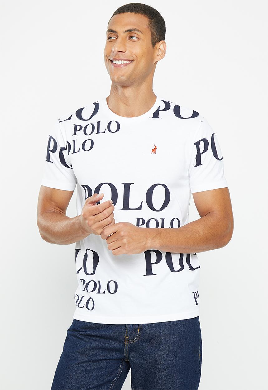 POLO - Mens short sleeve tee - white