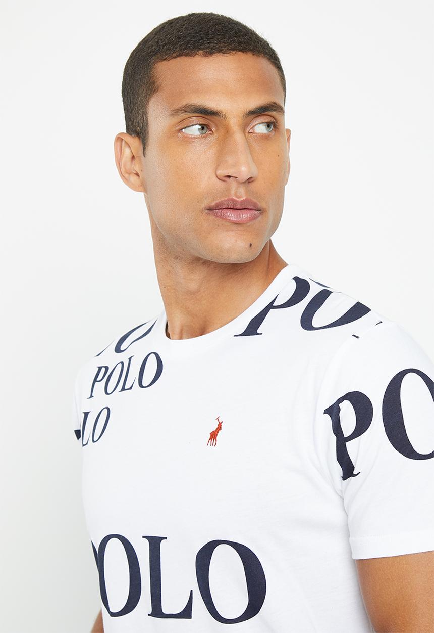POLO - Mens short sleeve tee - white