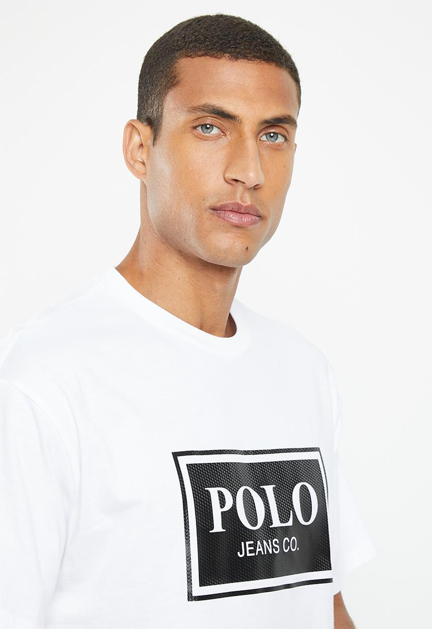 POLO - Mens box fit short sleeve tee - white