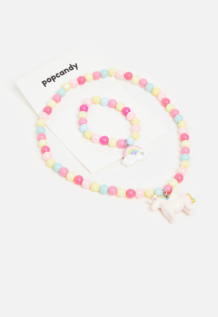 Pop Candy - Necklace & bracelet set - multi