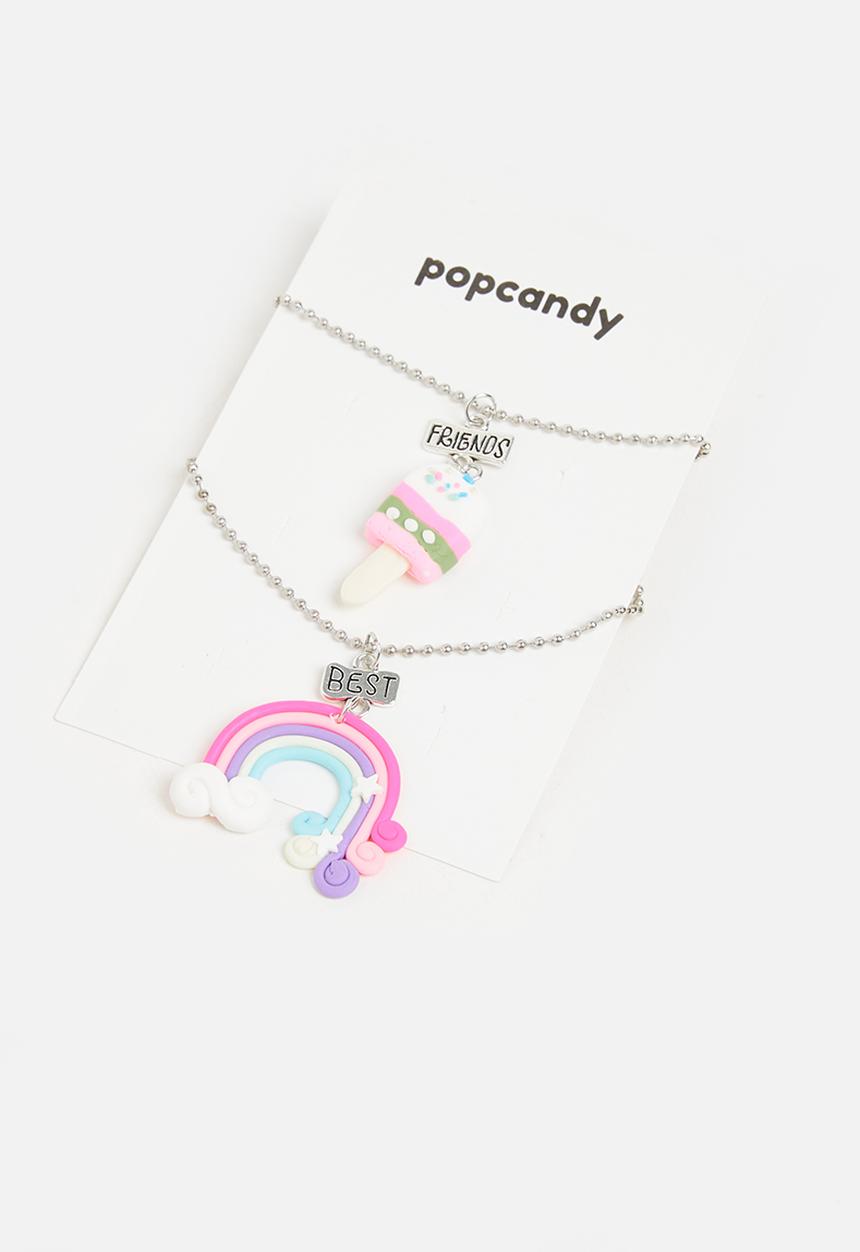 Pop Candy - Best friends necklaces - silver