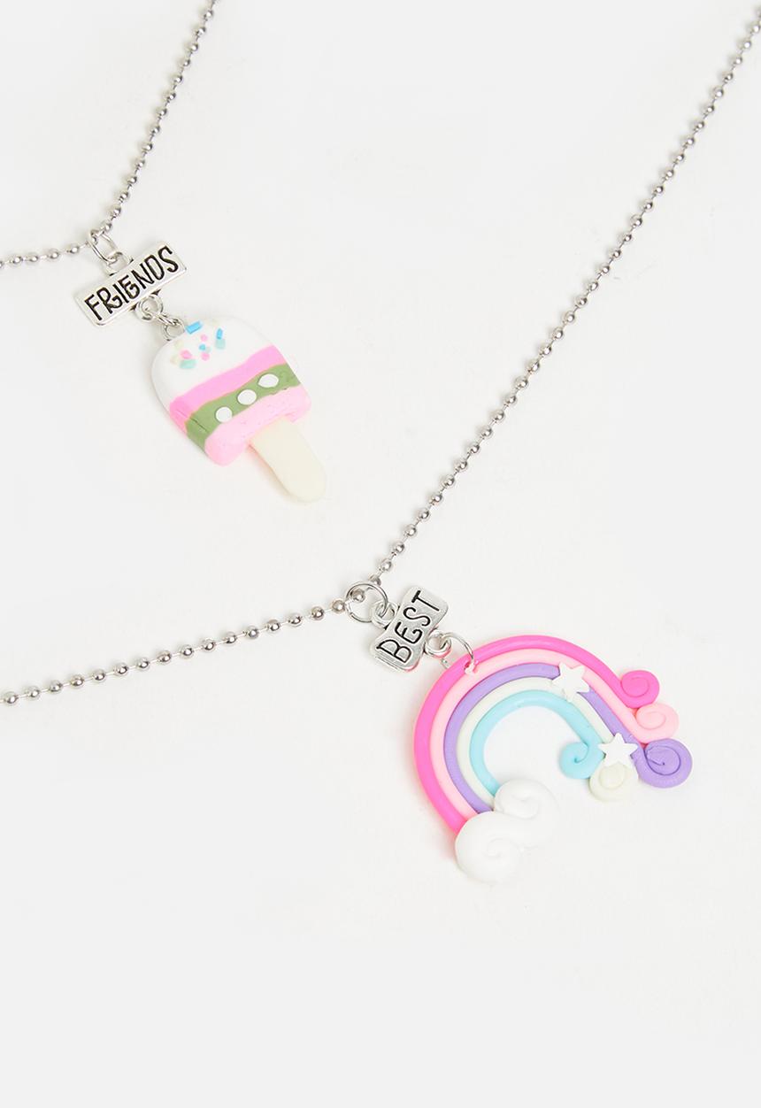 Pop Candy - Best friends necklaces - silver
