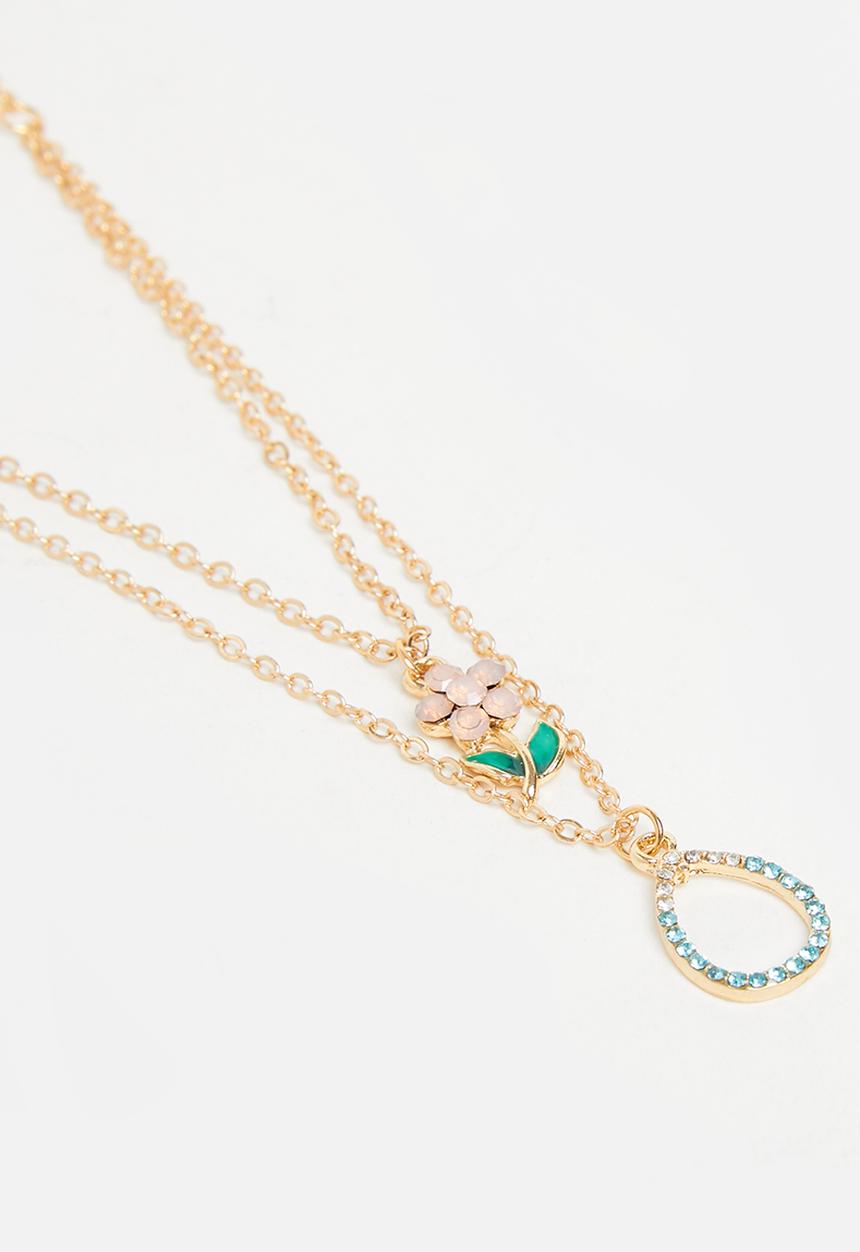 Pop Candy - Girls tiered necklace - multi