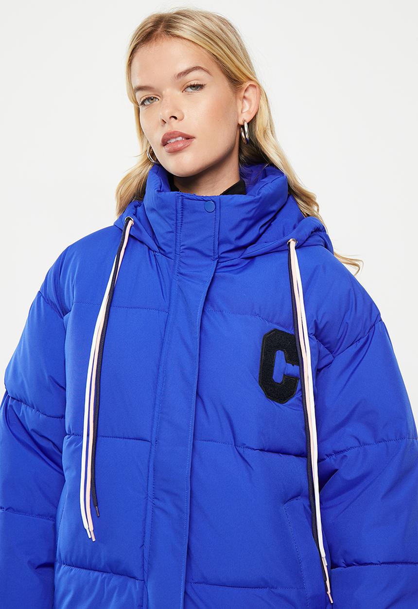 dailyfriday - Hooded puffer - cobalt