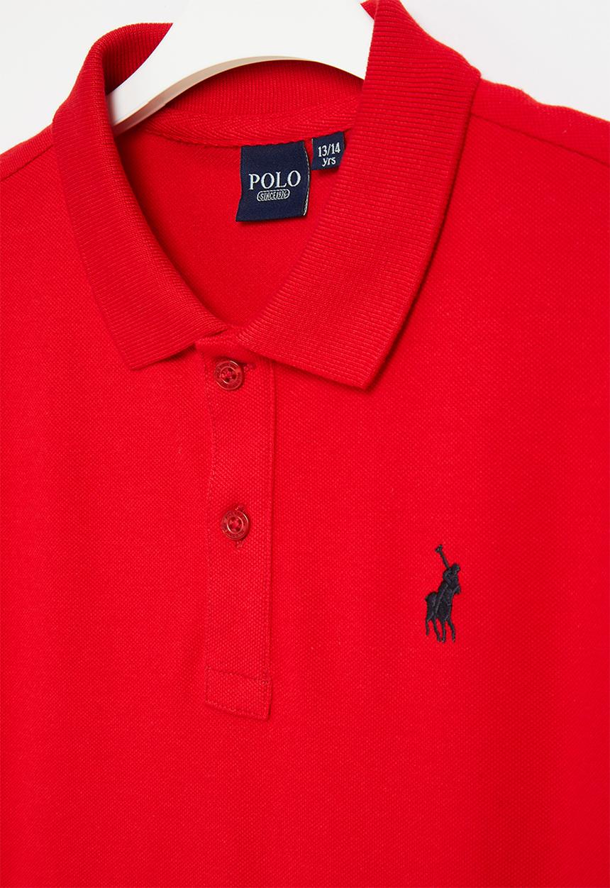 POLO - Boys austin ss golfer - red