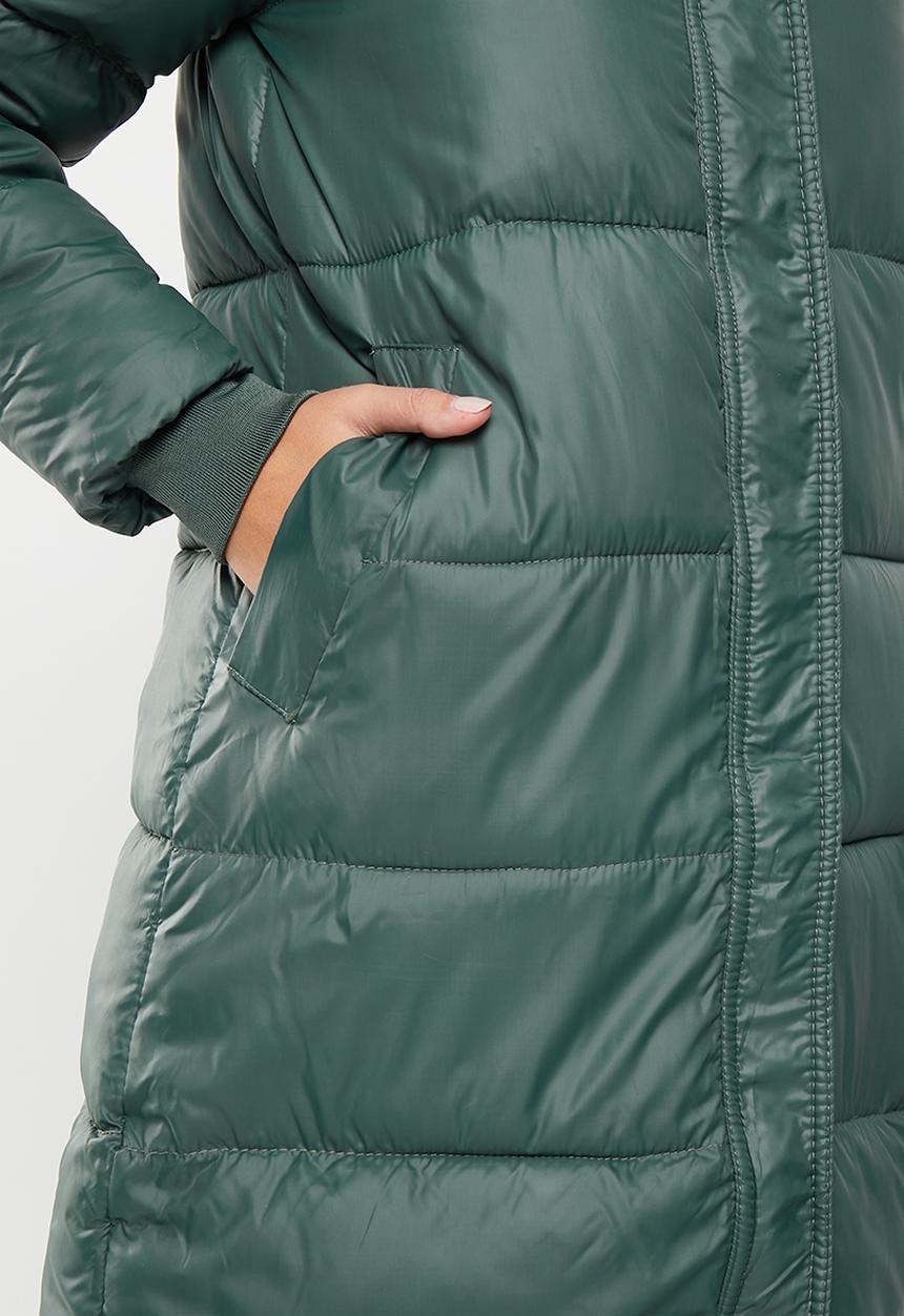 dailyfriday - Longer length puffer - green