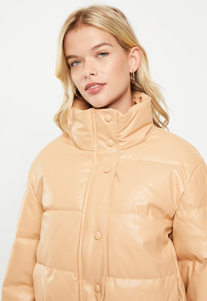 dailyfriday - Pu puffer - stone
