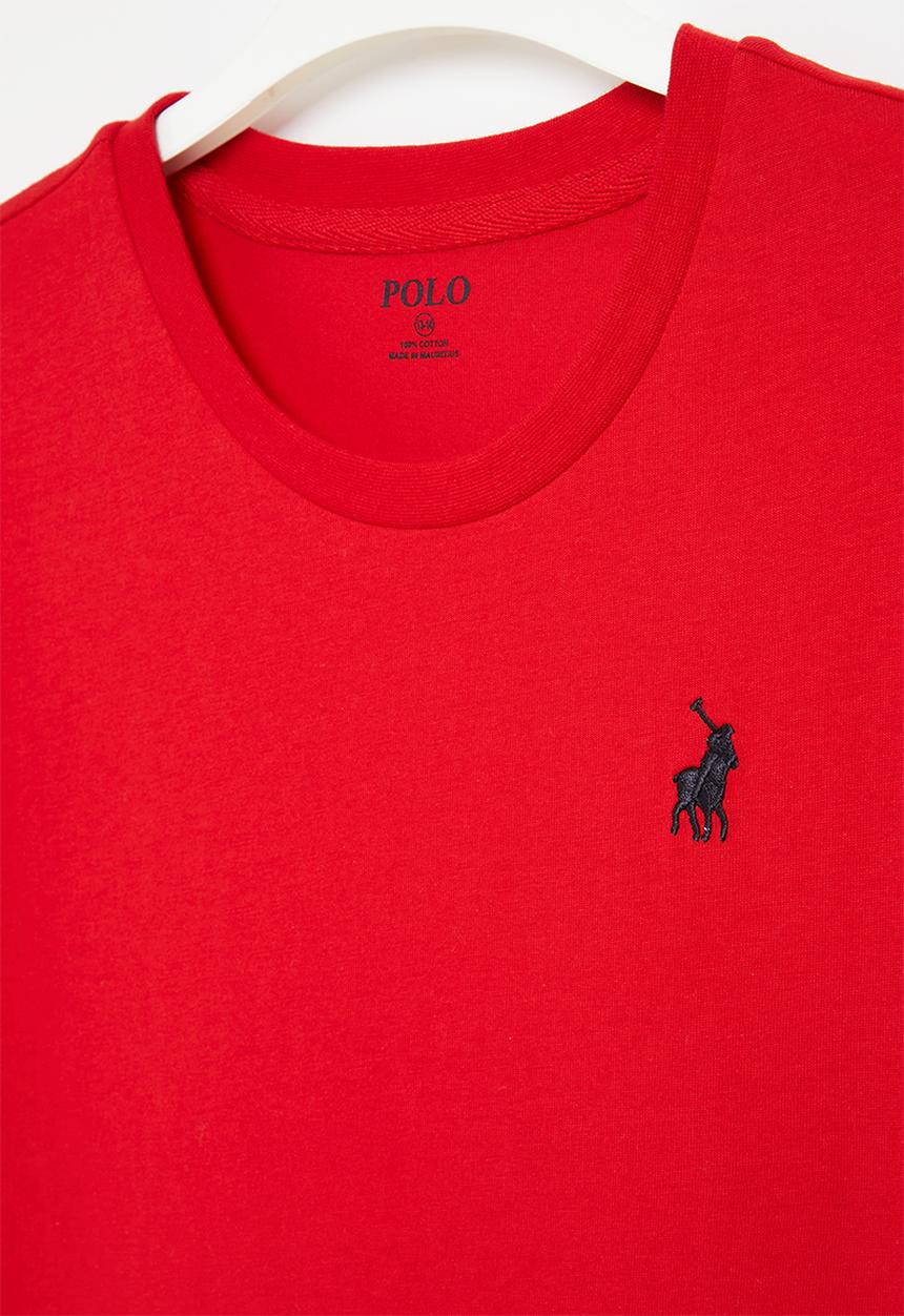 POLO - Boys rick ss tee - red