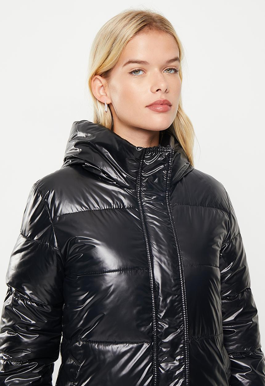 dailyfriday - Longer length puffer - black